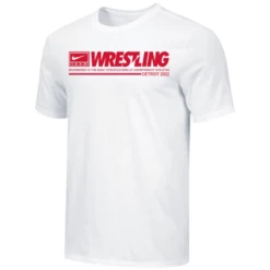 Nike Men's Wrestling Detroit Athlete Tee - White/Red