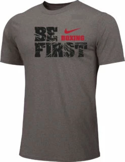Nike Men's Boxing Be First Cotton Tee - Grey