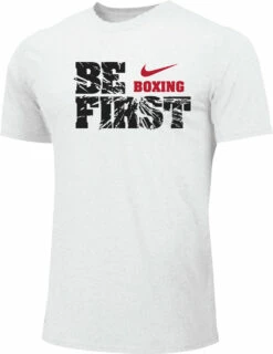 Nike Men's Boxing Be First Cotton Tee - White