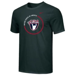Nike Men's USA Weightlifting USA Circle Tee - Black