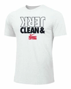 Nike Women's Weightlifting Clean And Jerk Tee - White/Black/Red