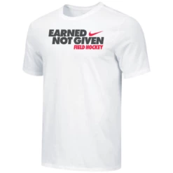 Nike Men's Field Hockey Earned Not Given Tee - White/Black/Red