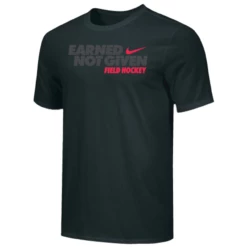 Nike Men's Field Hockey Earned Not Given Tee - Black/Grey/Red