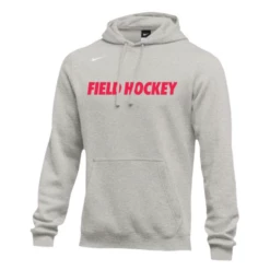Nike Men's Field Hockey Club Fleece Hoodie - Grey/Red