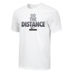 Nike Men's Boxing Go The Distance Tee - White/Black Fade