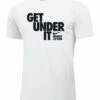 Nike Women's Weightlifting Get Under It Tee - White/Black