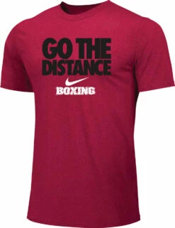 Nike Men's Boxing Go The Distance Cotton Tee - Red