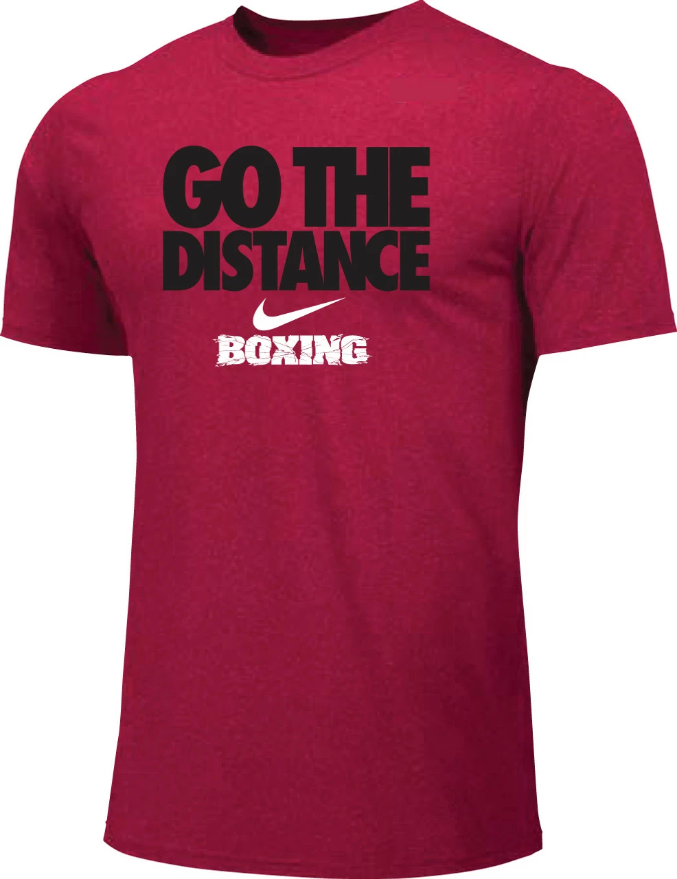 Nike Men's Boxing Go The Distance Cotton Tee - Red