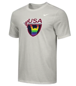Nike Men's USA Weightlifting Pride Tee - Grey