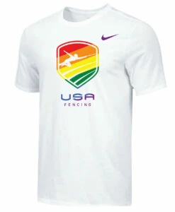 Nike Women's USA Fencing Pride Tee - White