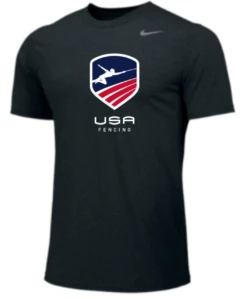 Nike Youth USA Fencing Team Legend SS Crew - Black