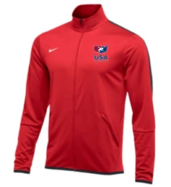 Nike Men's USA Wrestling Epic Jacket -Scarlet/Anthracite