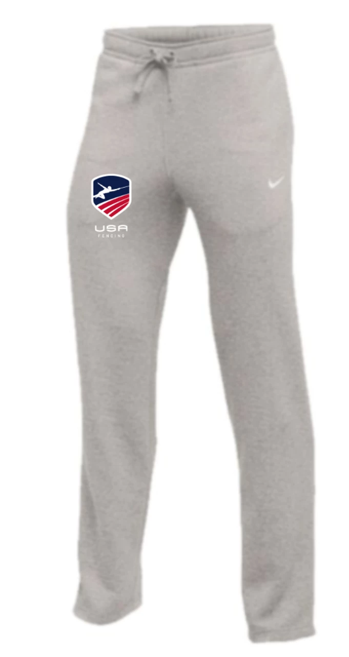 Nike Youth USA Fencing Club Fleece Pant - Heather Grey