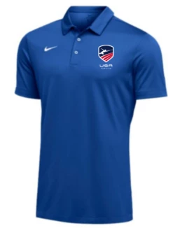 Nike Men's USA Fencing SS Polo - Royal