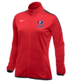 Nike Women's USA Wrestling Epic Jacket - Scarlet/Anthracite