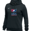Nike Women's USA Wrestling Club Fleece Pullover Hoodie - Black