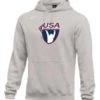Nike Men's USA Weightlifting Club Fleece Pullover Hoodie - Heather Grey
