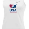 Nike Women's USA Wrestling Balance Tank - White