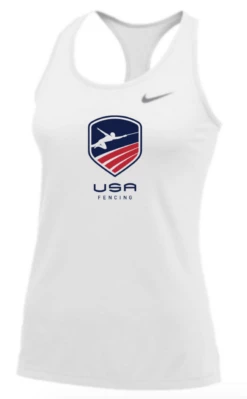 Nike Women's USAF Balance Tank - White