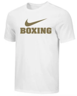 Nike Men's Boxing Tee - White/Gold