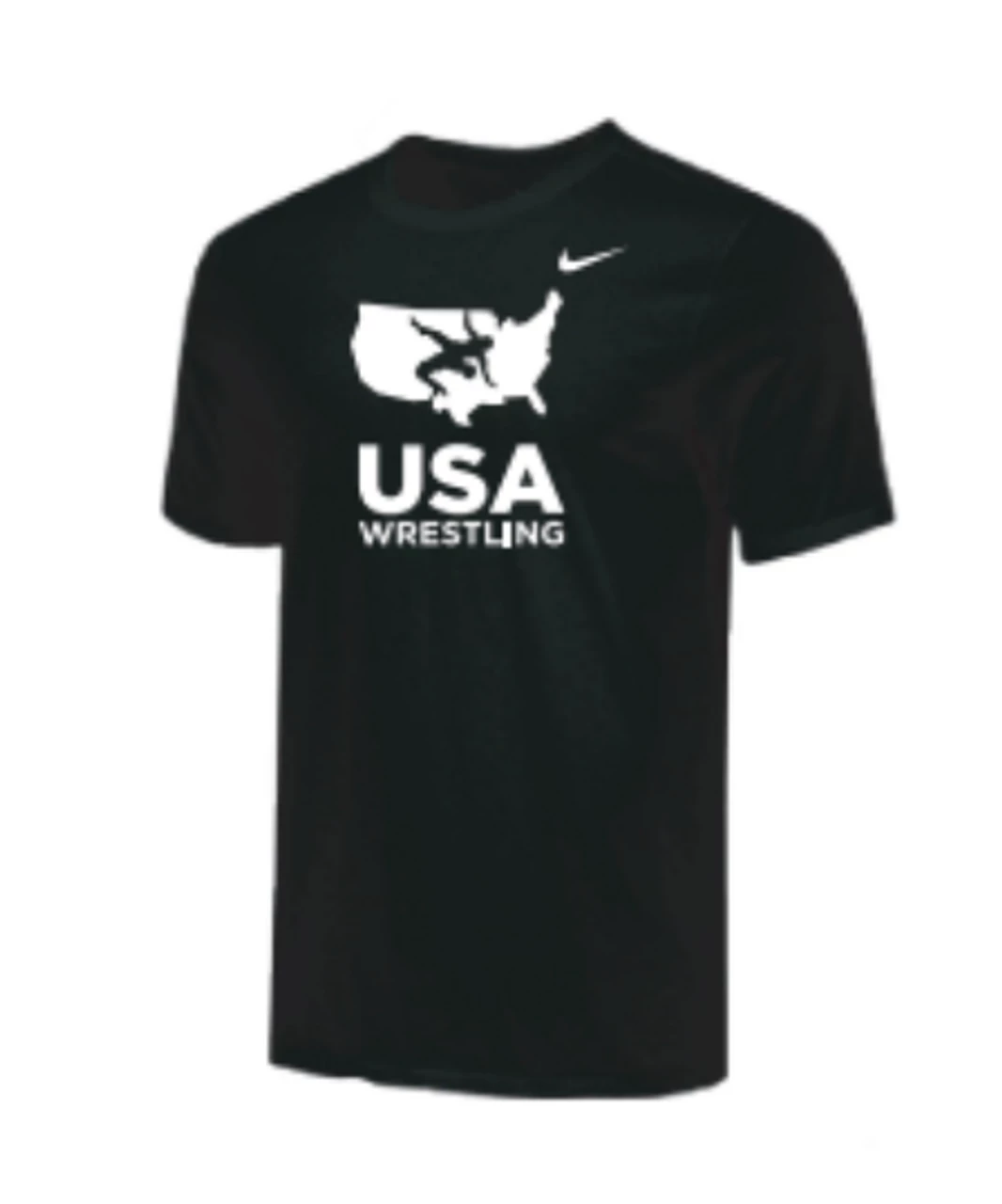 Nike Men's USA Wrestling Tee - Black/White