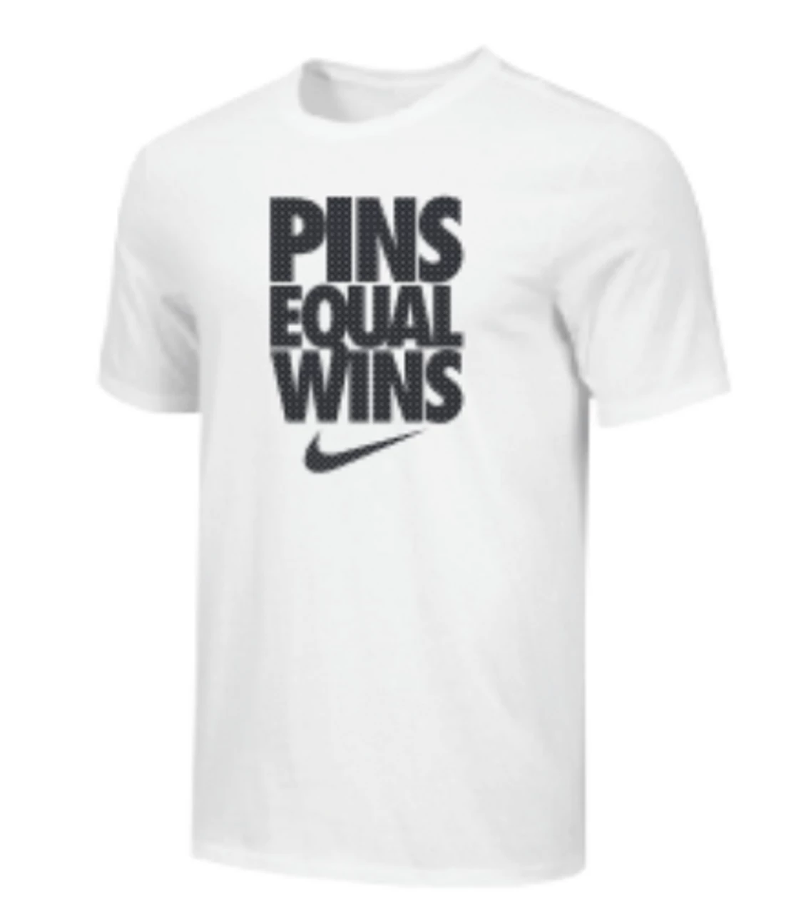 Nike Youth Wrestling Pins Equals Wins Tee - White
