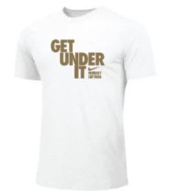 Nike Men's Weightlifting Get Under It Tee - White