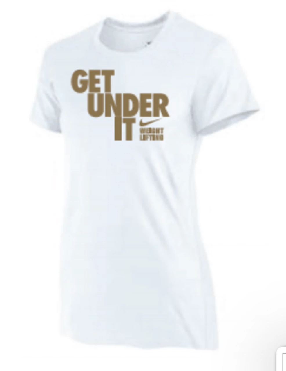 Nike Women's Weightlifting Get Under It Tee - White