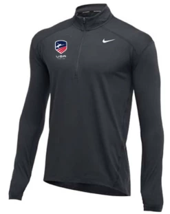 Nike Men's USA Fencing 1/2 Zip Top - Charcoal