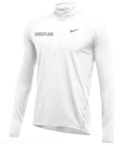 Nike Men's Wrestling 1/2 Zip Top - White
