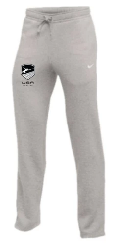 Nike Men's USA Fencing Club Fleece Pant - Heather Grey/Monocrome