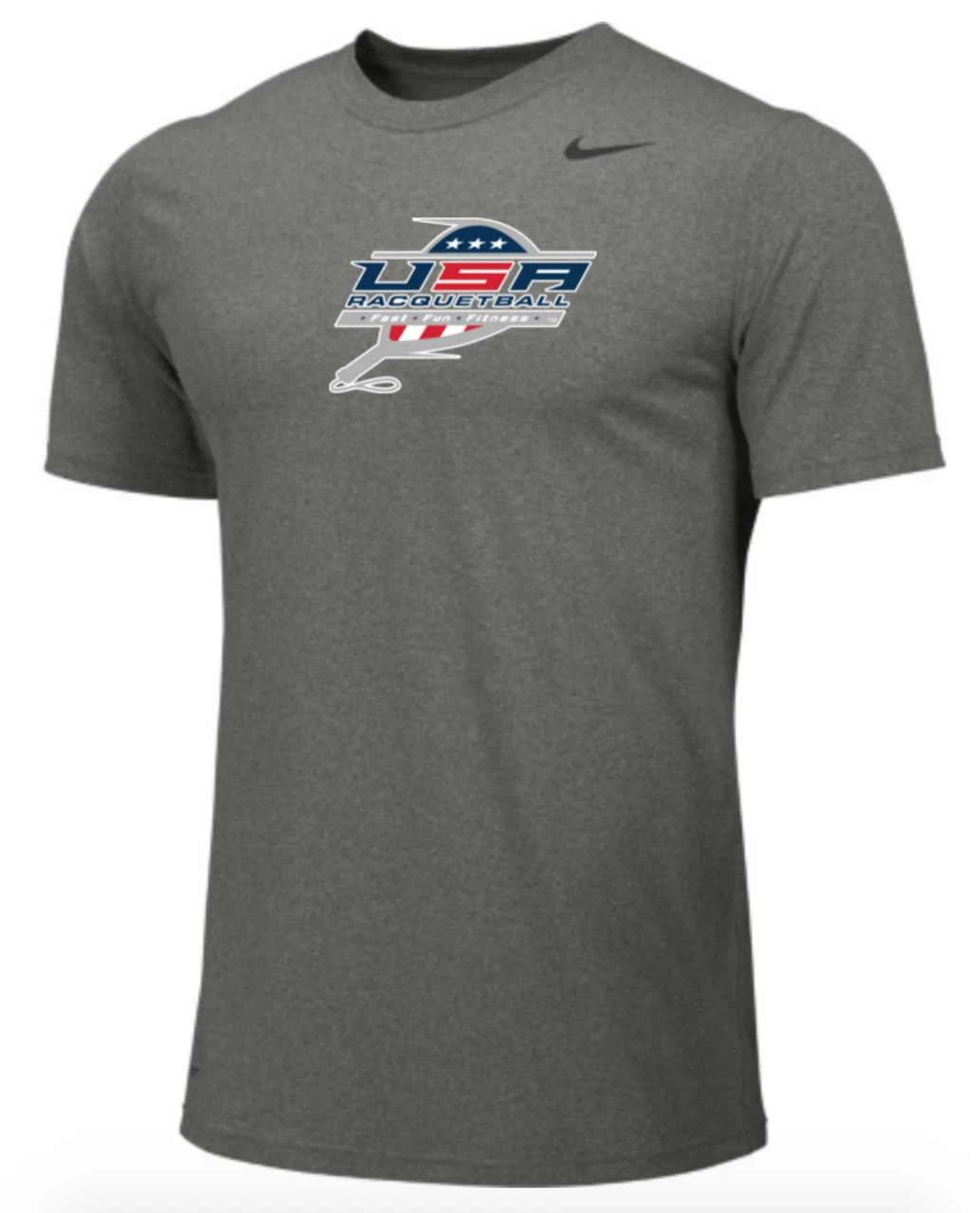 Nike Men's USA Racquetball Legend - Carbon Heather/ Black