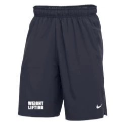 Nike Men's Weightlifting Flex Woven Training Short W/Pockets - Anthracite/White