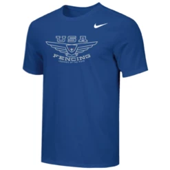 Nike Men's USA Fencing Legends Of The Piste Tee - Royal/Silver