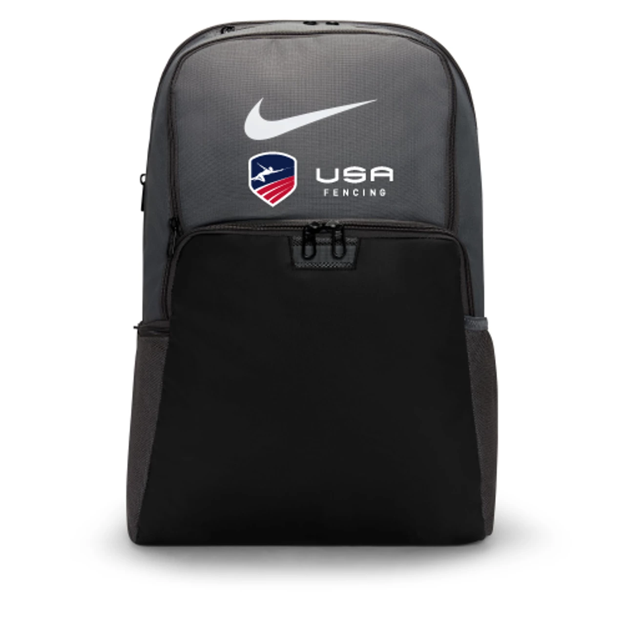 Nike USA Fencing Brasilia Training Backpack - Grey/Black