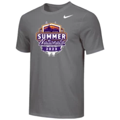 Nike Youth USA Fencing Summer Nationals 2023 Cotton Tee - Grey
