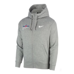 Nike Men's USA Racquetball Club Fleece Full Zip Hoodie - Grey