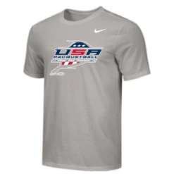 Nike Men's USA Racquetball Tee - Grey