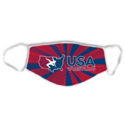 USA Wrestling Non-Medical Face Covering - Red/White/Blue