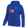 Nike Women's USA Wrestling Club Fleece Pullover Hoodie - Royal/White