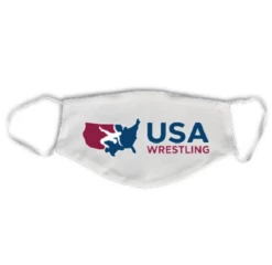 USA Wrestling Non-Medical Face Covering - White