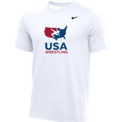 Nike Men's USA Wrestling Tee - White