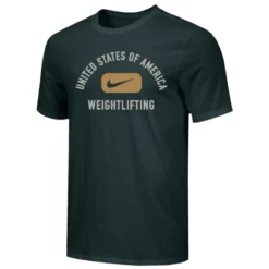 Nike Men's USA Weightlifting Arch USA Tee - Black