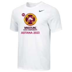 Nike Men's UWW Asian Championships Astana 2023 Tee - White