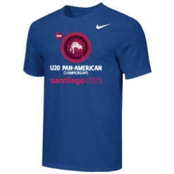 Nike Men's UWW U20 PanAm Championships 2023 Tee - Royal