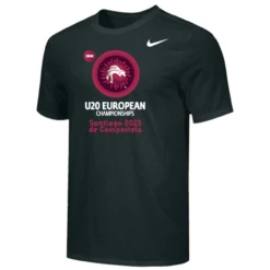Nike Men's UWW U20 European Championships Santiago 2023 Tee - Black
