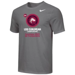Nike Men's UWW U20 European Championships Santiago 2023 Tee - Grey