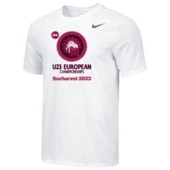 Nike Men's UWW U23 European Championships Bucharest 2023 Tee - White