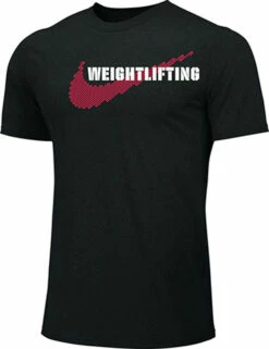Nike Women's Weightlifting Rawdacious Tee - Black/White