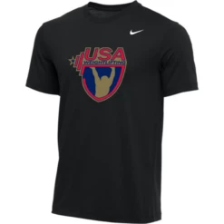 Nike Men's USA Weightlifting Tee - Black/Gold